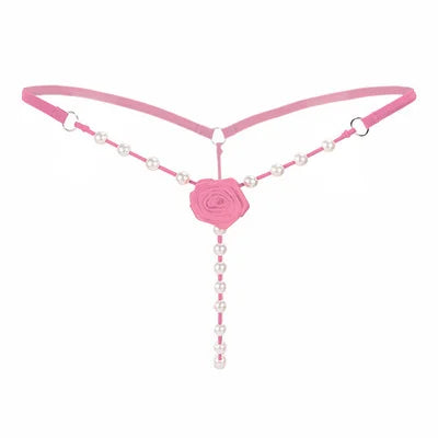 G018 Pearl Rose Thong