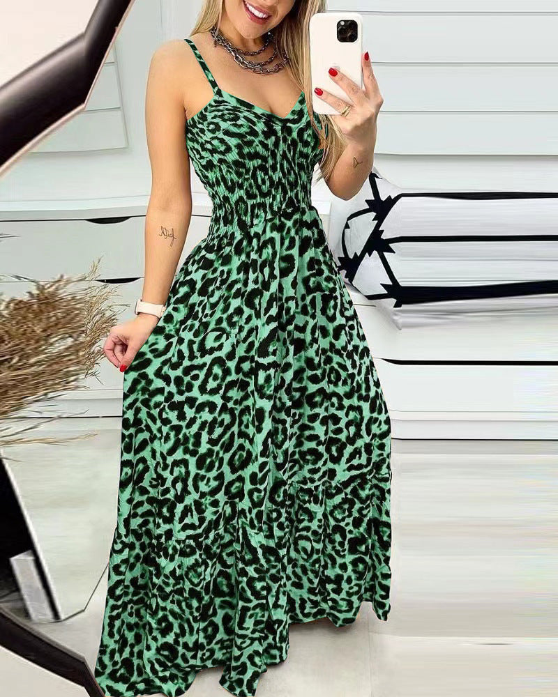 V-neck slip dress