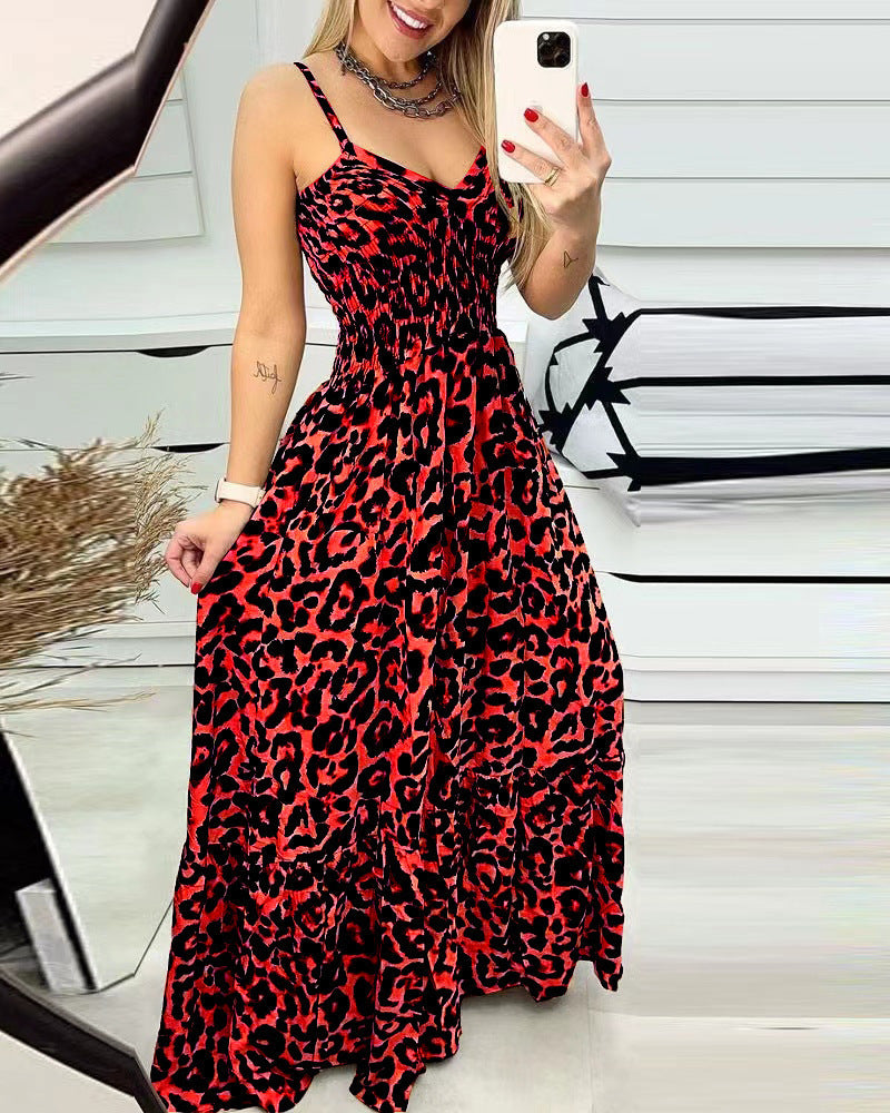 V-neck slip dress