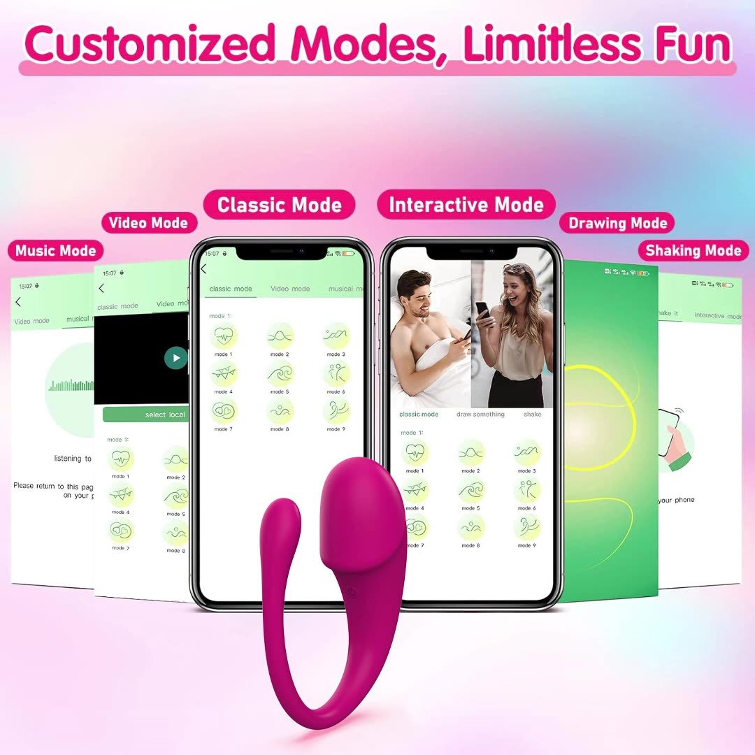 APP wireless remote control massager