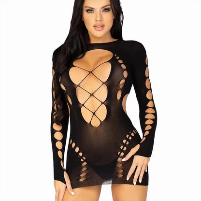 Sexy fishnet jumpsuit