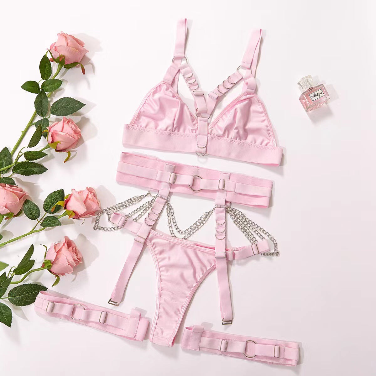 Sexy bondage lingerie set