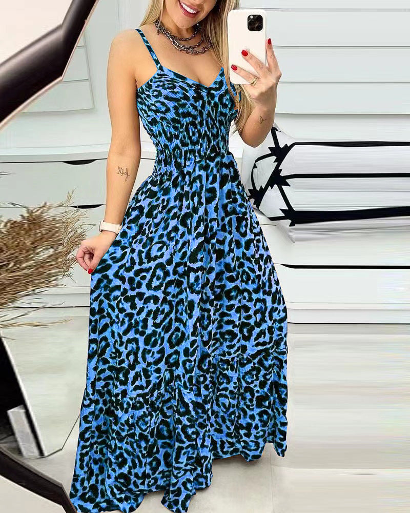 V-neck slip dress