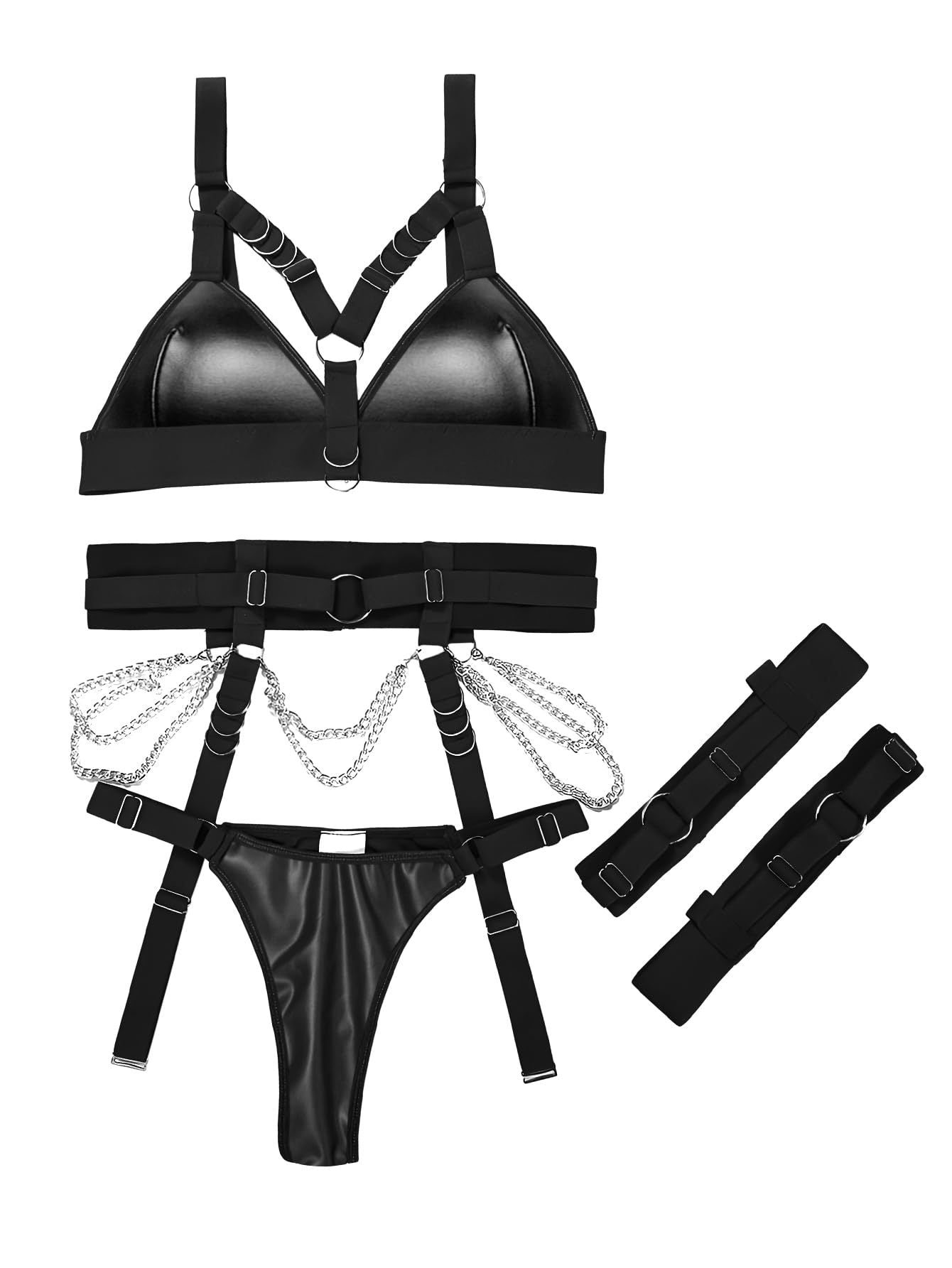 Sexy bondage lingerie set