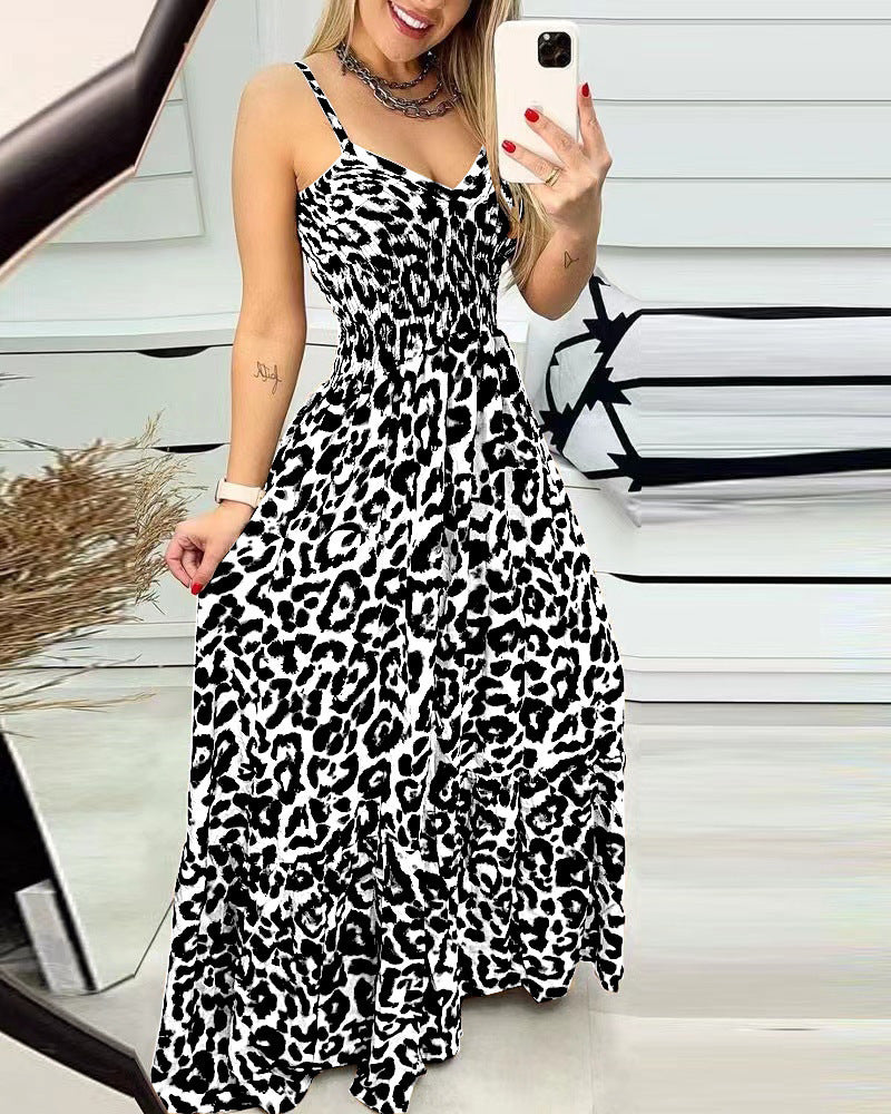 V-neck slip dress