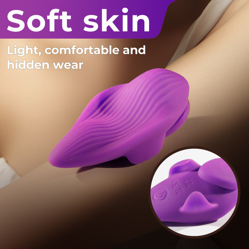 Invisible magnetic multi-frequency vibration massager