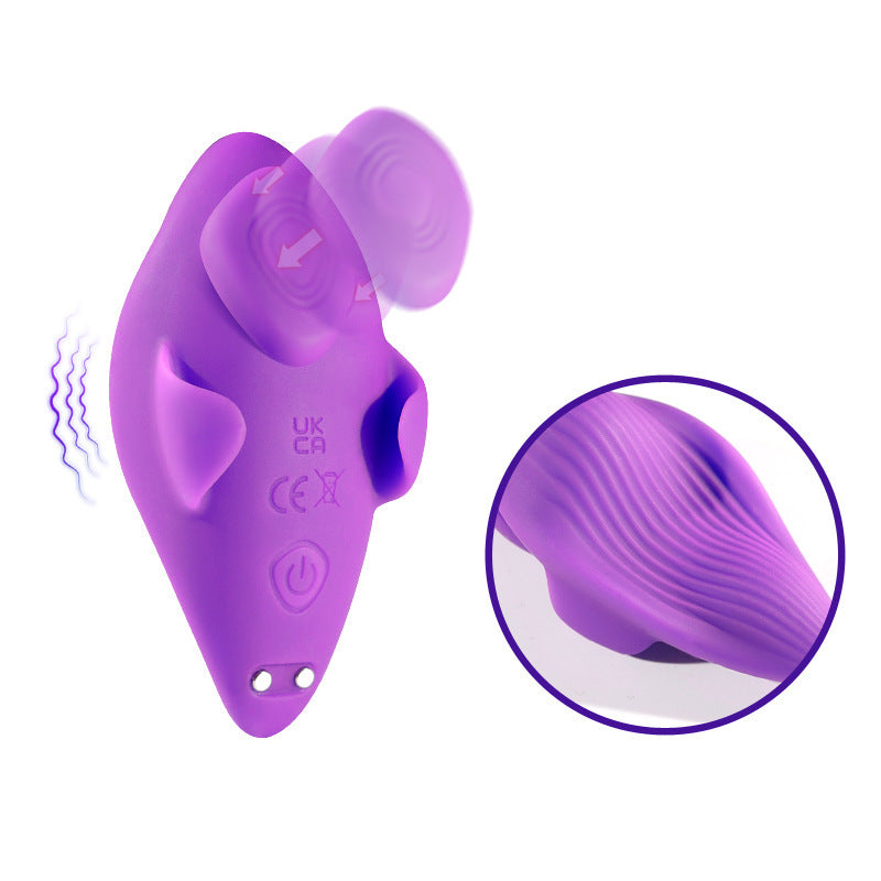 Invisible magnetic multi-frequency vibration massager