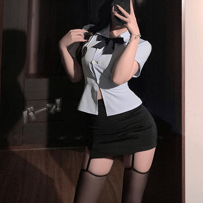 Policewoman uniform temptation hot suit