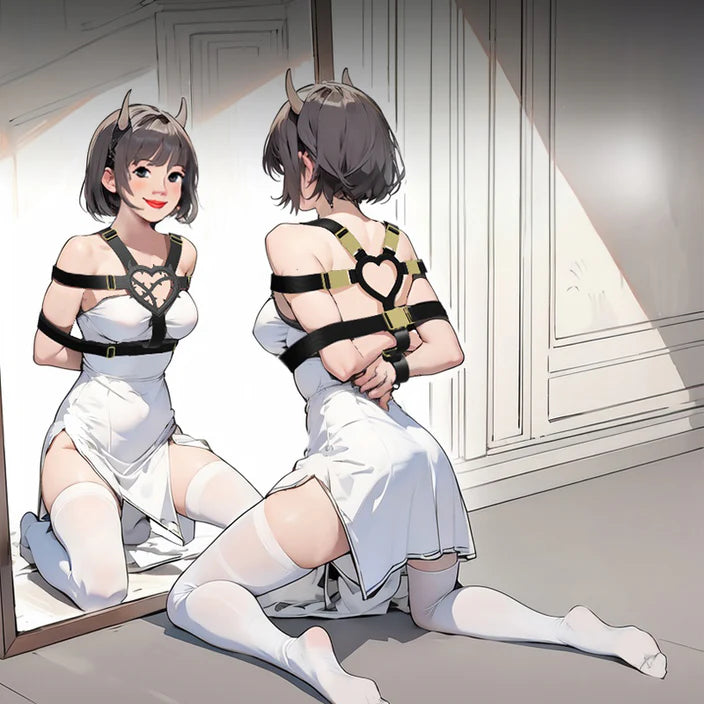 Deegnx bondage belt (with heart)