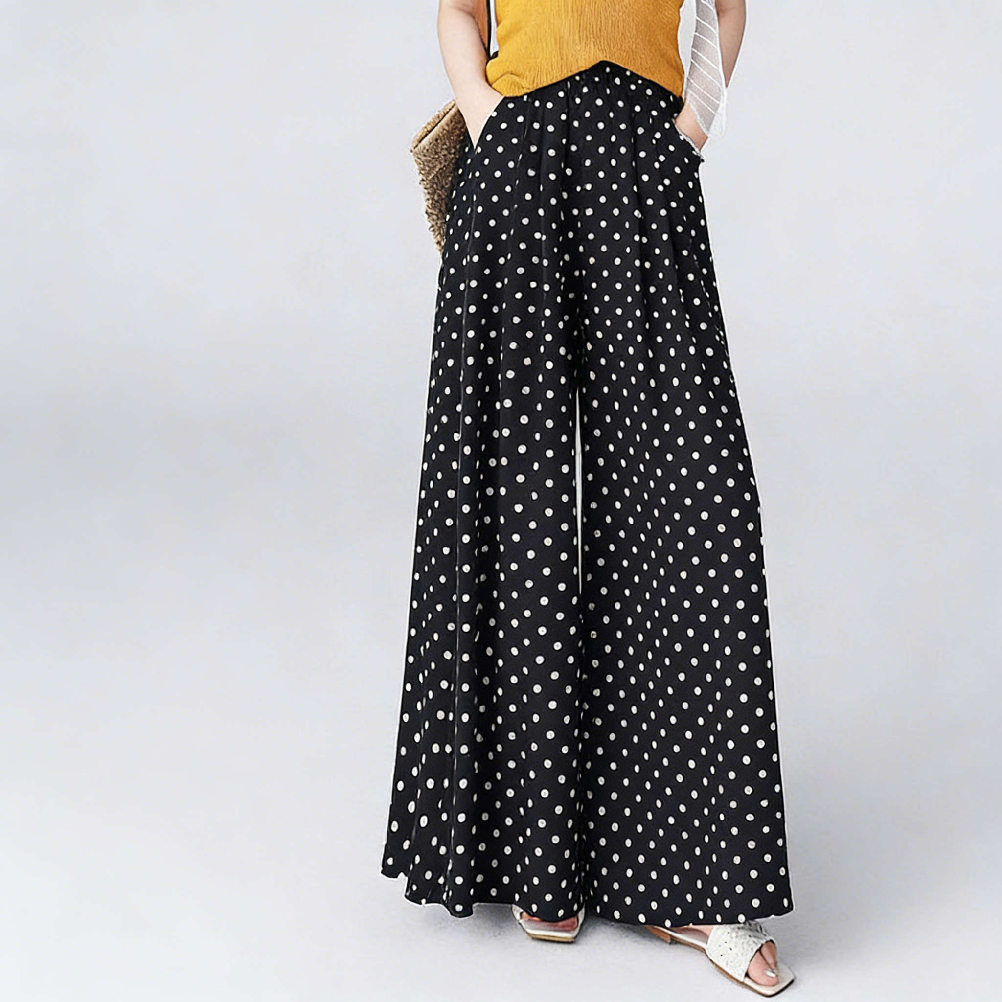 Summer casual wide-leg pants